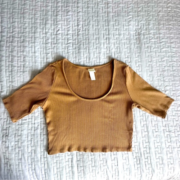 H&M Cropped Ribbed Top - Picture 3 of 9
